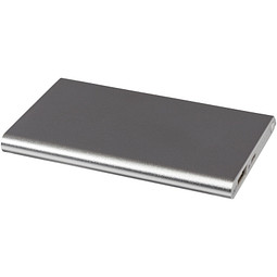 Aluminium Powerbank Pep, 4.000 mAh, silber
