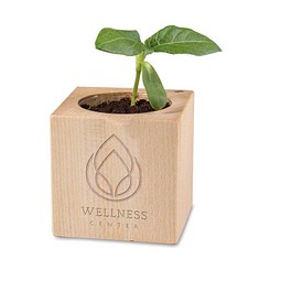 Pflanz-Holz, Standardmotiv, Muttertag, 2 Seiten gelasert, Gravur