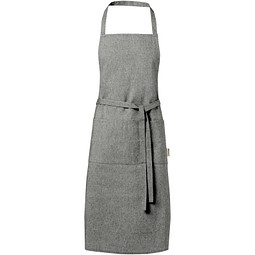 Pheebs Schürze aus 200 g/m² Baumwolle, heather schwarz