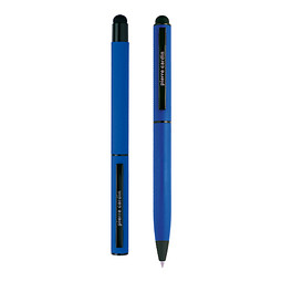 Pierre Cardin® CELEBRATION Set aus Rollerball Touchpen und Kugelschreiber Stylus, dunkelblau