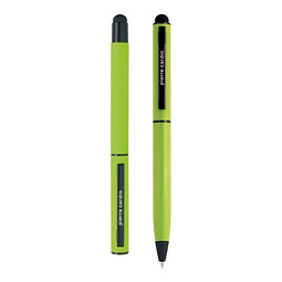 Pierre Cardin® CELEBRATION Set aus Rollerball Touchpen und Kugelschreiber Stylus, grün