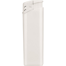 Piezo Feuerzeug Bingo matt, weiß