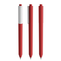 Pigra P03 Push Kugelschreiber, Red-White