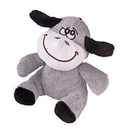 Plüsch-Esel ADRIAN, grau, schwarz