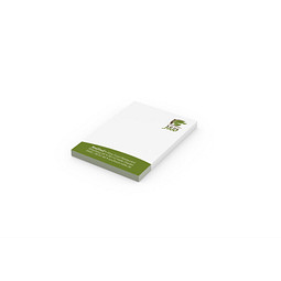 Geiger-Notes Haftpapier Plus Recycling, 50 x 72 mm, inkl. Druck, weiß