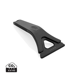 Polard 3-in-1-Eiskratzer aus RCS recyceltem Kunststoff, schwarz