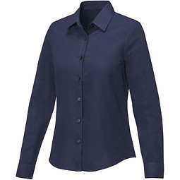 Pollux Damenbluse mit langen Ärmeln, navy, M