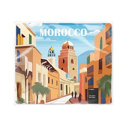 POLYCLEAN Displaytuch 18x15 cm im Polybeutel, weiss / individuell