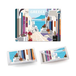 POLYCLEAN Displaytuch 21x15 cm im Etui, weiss / individuell