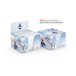 Geiger-Notes Haftnotiz Pop-Up-Box 72 x 72, 500 Blatt, inkl. Druck auf Box & Haftnotizen