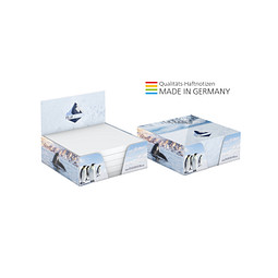 Geiger-Notes Haftnotiz Pop-Up-Box White 72 x 72, 250 Blatt, inkl. Druck auf Box