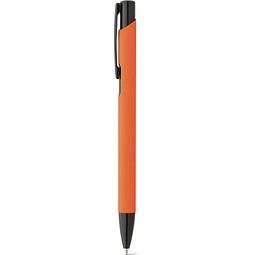 POPPINS. Kugelschreiber aus Aluminium und Gummi, Orange