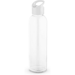 PORTIS GLASS. Glasflasche mit PP-Verschluss 500 ml, Weiß