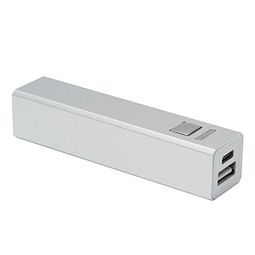 Powerbank ENDURANCE RECYCLED 2.600 mAh,silber