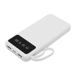 Powerbank MULTI CHARGE 10.000 mAh,weiß