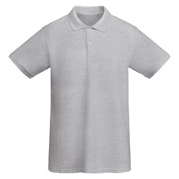 Prince Poloshirt für Herren, Marl Grey, M