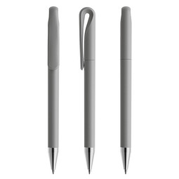 prodir® Drehkugelschreiber DS1 TMS Twist, blaue Mine, delfingrau