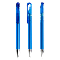 prodir® Drehkugelschreiber DS1 TTC Twist, blaue Mine, sky