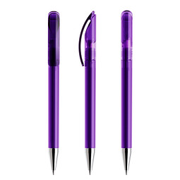 prodir® Drehkugelschreiber DS3 TTC Twist, blaue Mine, violett