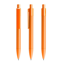 prodir® Druckkugelschreiber DS4 PMM Push, blaue Mine, orange