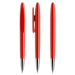 prodir® Drehkugelschreiber DS5 TPC Twist, blaue Mine, rot