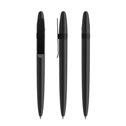 prodir DS5 TSM Twist Kugelschreiber, Black-Black satin finish