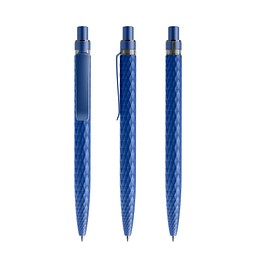 prodir QS01 Stone PQS Push Kugelschreiber, Sideral Blue- Sideral Blue satin finish