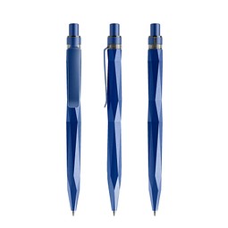 prodir QS20 Stone PQS Push Kugelschreiber, Sideral Blue- Sideral Blue satin finish