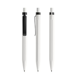prodir QS50 PMS Push Kugelschreiber, White-Black