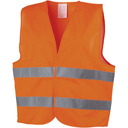 Professionelle Warnweste, orange