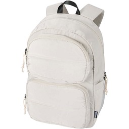 Puffer 15,6 GRS recycelter Laptoprucksack 18L, sandstone