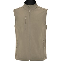 Softshell-Weste Quebec, L, Dark Sand