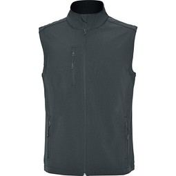 Softshell-Weste Quebec, S, Dark Lead