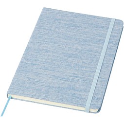 Ramona A5 Baumwoll Notizbuch, hellblau