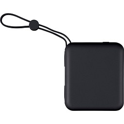 Handliche 10.000 mAh ABS-Powerbank Jona, schwarz