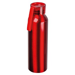 Recycelte Aluminiumflasche Cork,rot