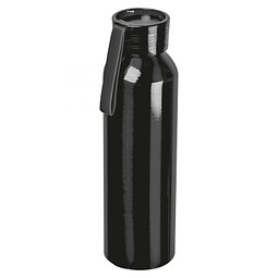 Recycelte Aluminiumflasche Cork,schwarz