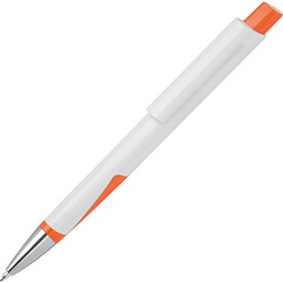 Recycelter ABS Kugelschreiber MAJA, orange
