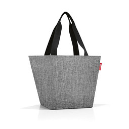 Einkaufstasche shopper M Kunstfaser silver twist ZS7052