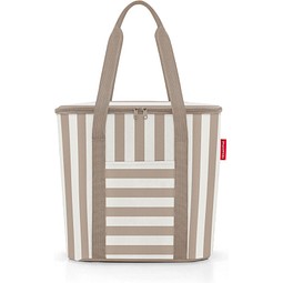 reisenthel® Kühltasche thermoshopper, summerstripes coffee