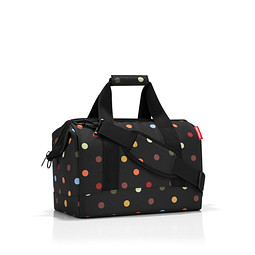Reisenthel Accessoires Gmbh&cokg - reisenthel allrounder m reisetasche sporttasche tasche dots   schwarz mit punkten MS7009