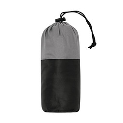 Reiseschlafsack VACATION VIBES,grau, schwarz