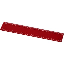 Renzo 15 cm Kunststofflineal, rot