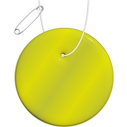 RFX™ H-09 Runder reflektierender TPU-Anhänger, neongelb