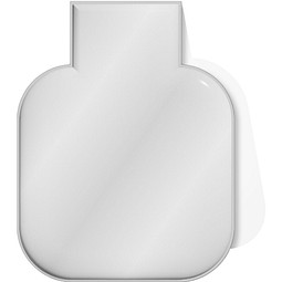 RFX™ M-10 Quadratischer, reflektierender TPU-Magnet, weiss