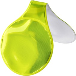 RFX™ M-10 Runder, reflektierender PVC-Magnet, klein, neongelb