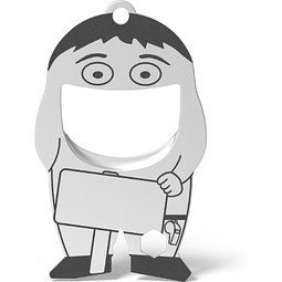 RICHARTZ® FLASCHENÖFFNER fred union, silber