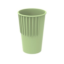 Riffel-Becher ToGo, 300 ml, geselliges grün