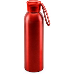 RIO. Recycelt Aluminium (100% rAL) flasche mit PP-Verschluss 660 mL, Rot