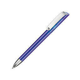 RITTER PEN Drehkugelschreiber Glossy, blaue Mine, blau/transparent